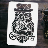 Owl Pattern Drawing Painting Stencils