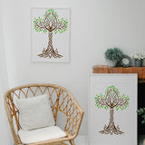 Tree of Life Pattern Drawing Painting Stencils