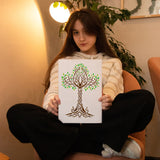 Tree of Life Pattern Drawing Painting Stencils