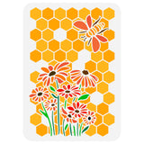 Hive Pattern Drawing Painting Stencils