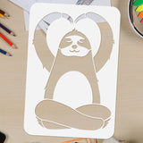 Sloth Pattern Drawing Painting Stencils