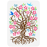 Tree of Life Pattern Drawing Painting Stencils