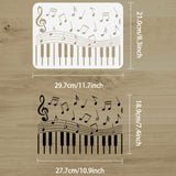 Musical Note Pattern Drawing Painting Stencils