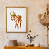 Donkey Pattern Drawing Painting Stencils