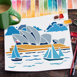Opera House Drawing Painting Stencils