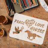 Horse Drawing Painting Stencils