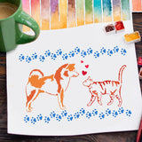 Dog Drawing Painting Stencils