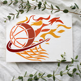 Basketball Drawing Painting Stencils