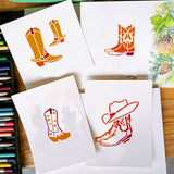 Shoes Drawing Painting Stencils
