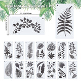 Leaf PET Drawing Painting Stencils