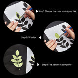 Leaf PET Drawing Painting Stencils