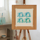 Dolphin Pattern Drawing Painting Stencils