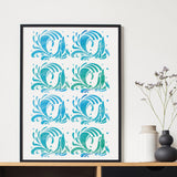 Dolphin Pattern Drawing Painting Stencils