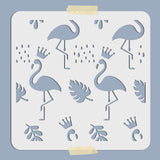 Flamingo Pattern Drawing Painting Stencils
