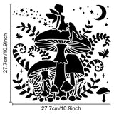 Mushroom Pattern Drawing Painting Stencils