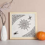 Spider Web Pattern Drawing Painting Stencils
