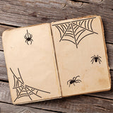 Spider Web Pattern Drawing Painting Stencils
