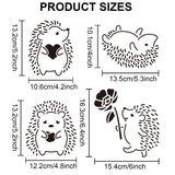 Hedgehog Pattern Drawing Painting Stencils