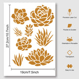 Plants Pattern Drawing Painting Stencils