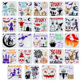Halloween Themed Drawing Painting Stencils