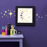 Moon Pattern Drawing Painting Stencils