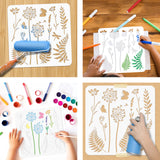 Vegetable Pattern Drawing Painting Stencils