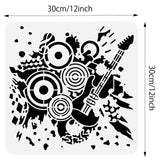 Rock & Roll Theme Drawing Painting Stencils