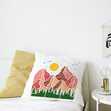 Mountain Pattern Drawing Painting Stencils