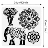 Elephant Pattern Drawing Painting Stencils