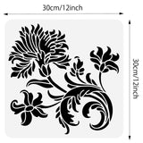 Peony Pattern Drawing Painting Stencils