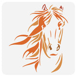 Horse Pattern Drawing Painting Stencils