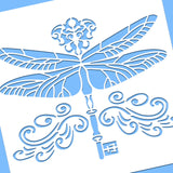 Dragonfly Pattern Drawing Painting Stencils