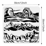 Scenery Pattern Drawing Painting Stencils