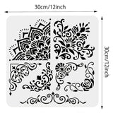 Floral Pattern Drawing Painting Stencils