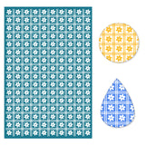 Tartan Pattern Silk Screen Printing Stencils