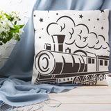 Train Pattern Drawing Painting Stencils