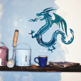 Dragon Pattern Drawing Painting Stencils