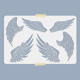 Wing Pattern Drawing Painting Stencils