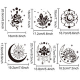Moon Phase Pattern Drawing Painting Stencils