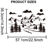 Mountain Pattern Drawing Painting Stencils