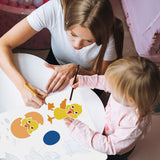 Duck Pattern Drawing Painting Stencils