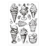 Ice Cream Clear Stamps