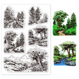 Tree Clear Stamps