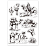 Camel Shape Clear Stamps