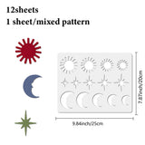 Weather Pattern Drawing Painting Stencils