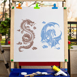 Dragon Drawing Painting Stencils