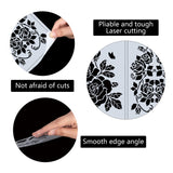 Rose Flower Drawing Painting Stencils