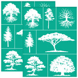 Tree Silk Screen Printing Stencils