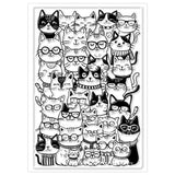 Cat Shape Clear Stamps