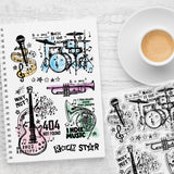 Musical Instruments Clear Stamps